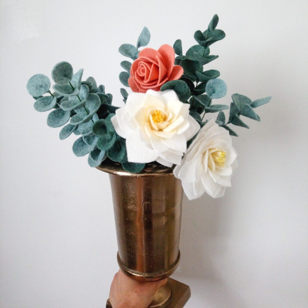bouquet arrangement camellia