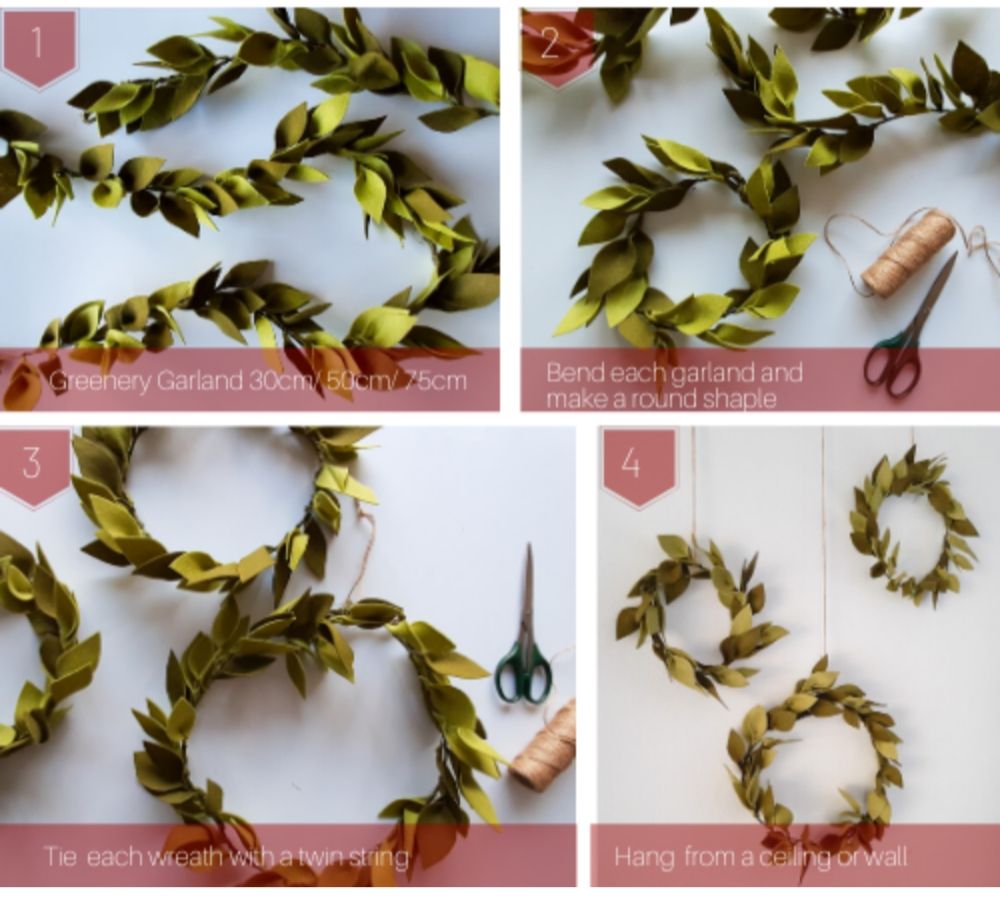 simple wreath decoration how to