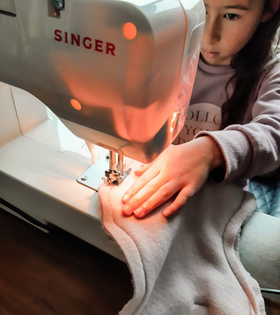 first sewing machine lesson