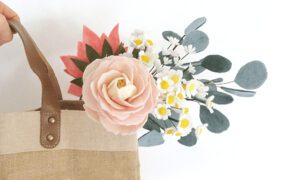 pleasure in receiving felt flowers