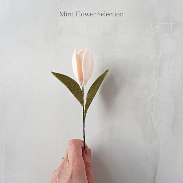 75 Mini Tulip Flower single stem