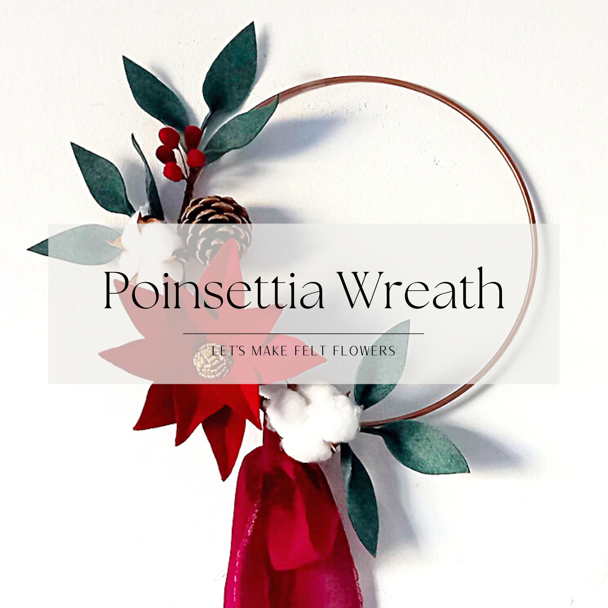 Poinsettia wreath Tutorial