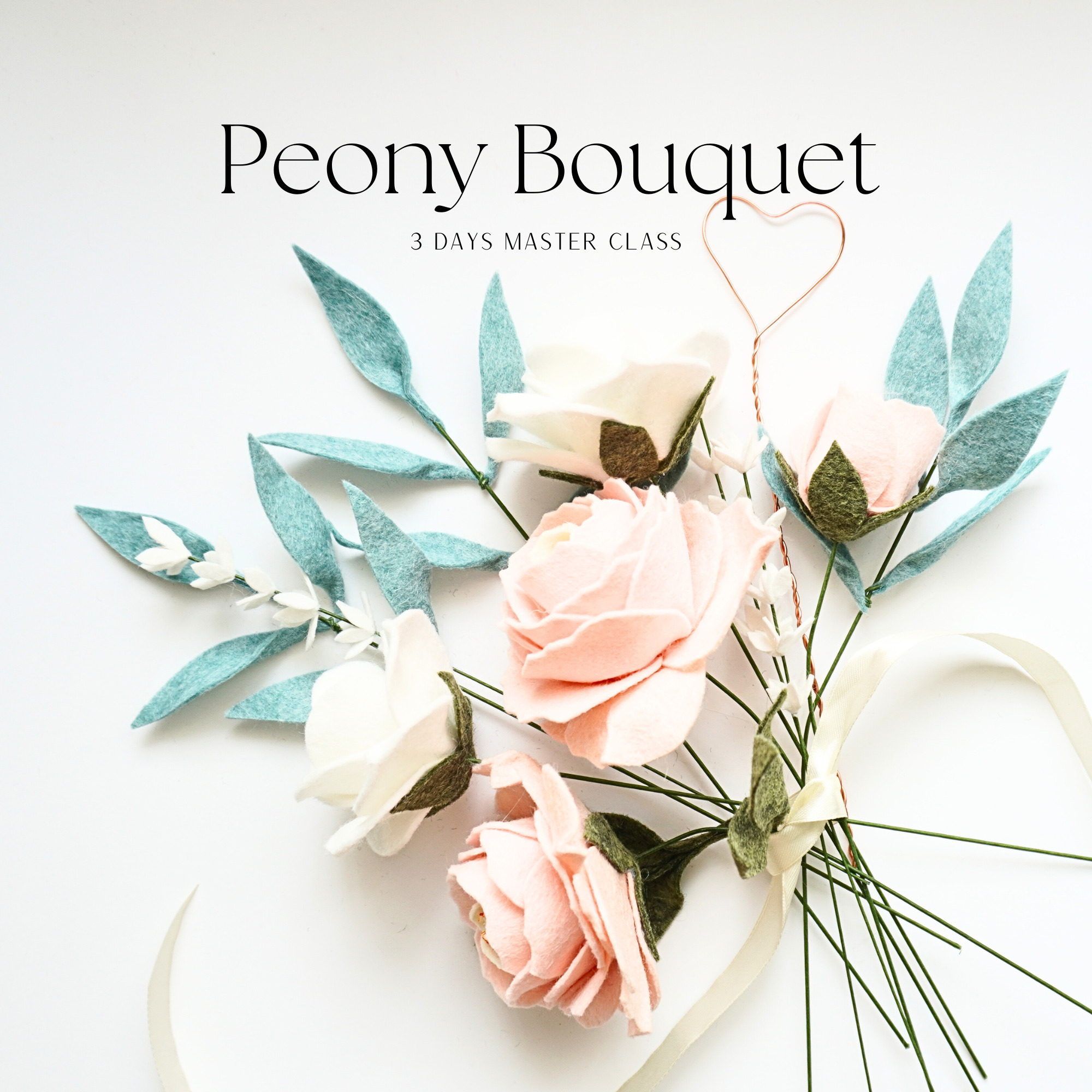 Peony Bouquet 3 days Master Class