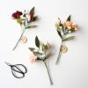 Felt rose, Babys breath mini bouquet Felt rose, Babys breath mini bouquet