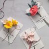 6 flower card personalized message image 4