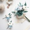 Something blue corsage and boutonniere set image 6