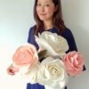 felt giant rose statement flower 1
