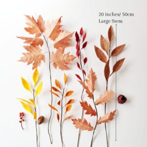 felt Autumn leaves single