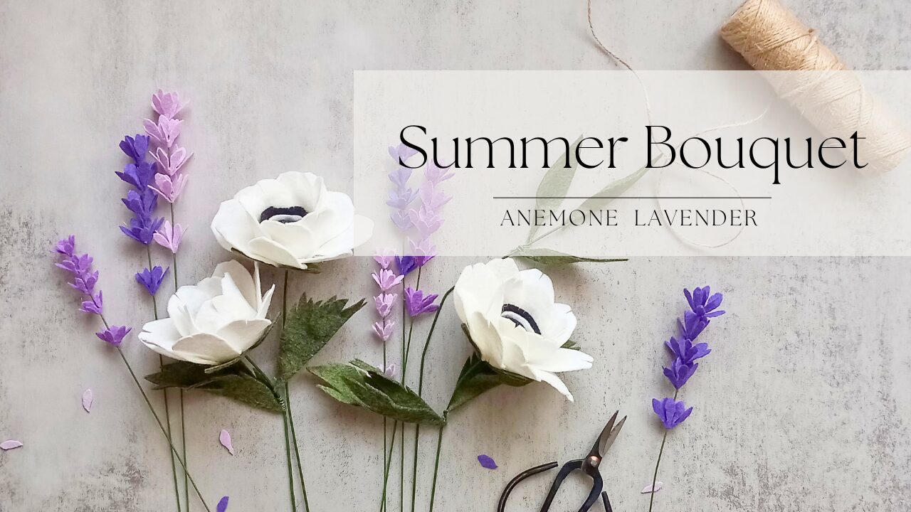 Summer Bouquet – Anemone Lavender