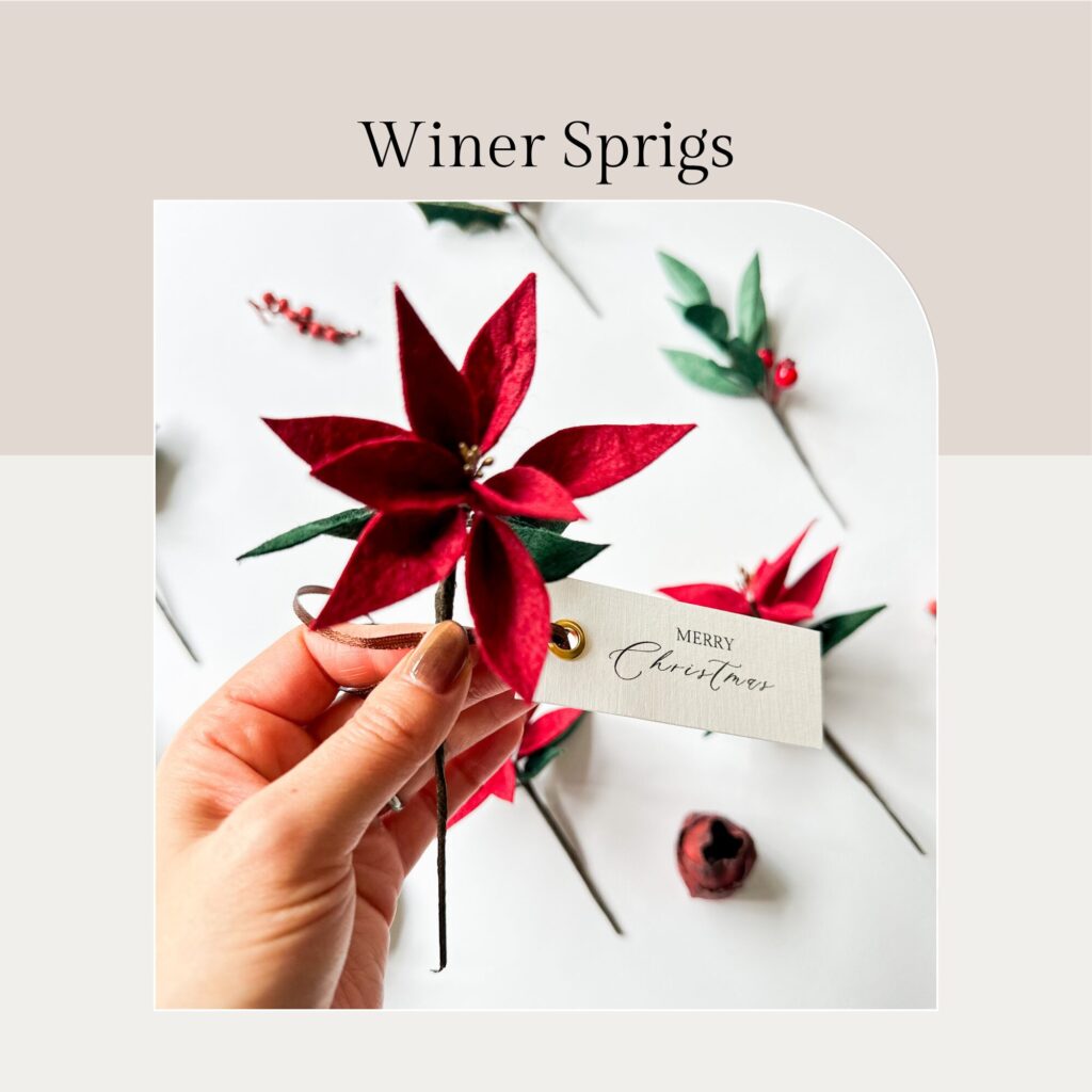 Felt Winter Sprigs